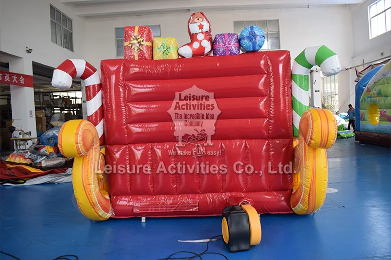 Inflatable Santa Sleigh Selfie With Reindeer Inflatable Santa Sleigh Selfie With Reindeer